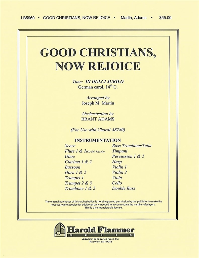 Good Christians, Now Rejoice